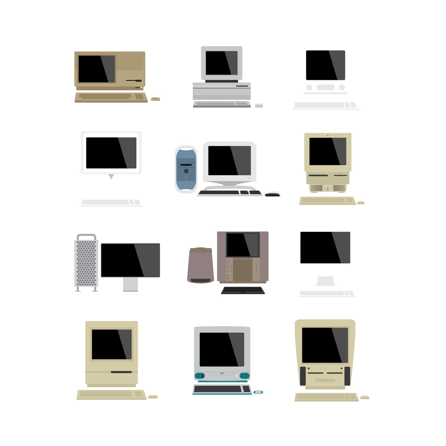 Macintosh 3 x 4 Flat