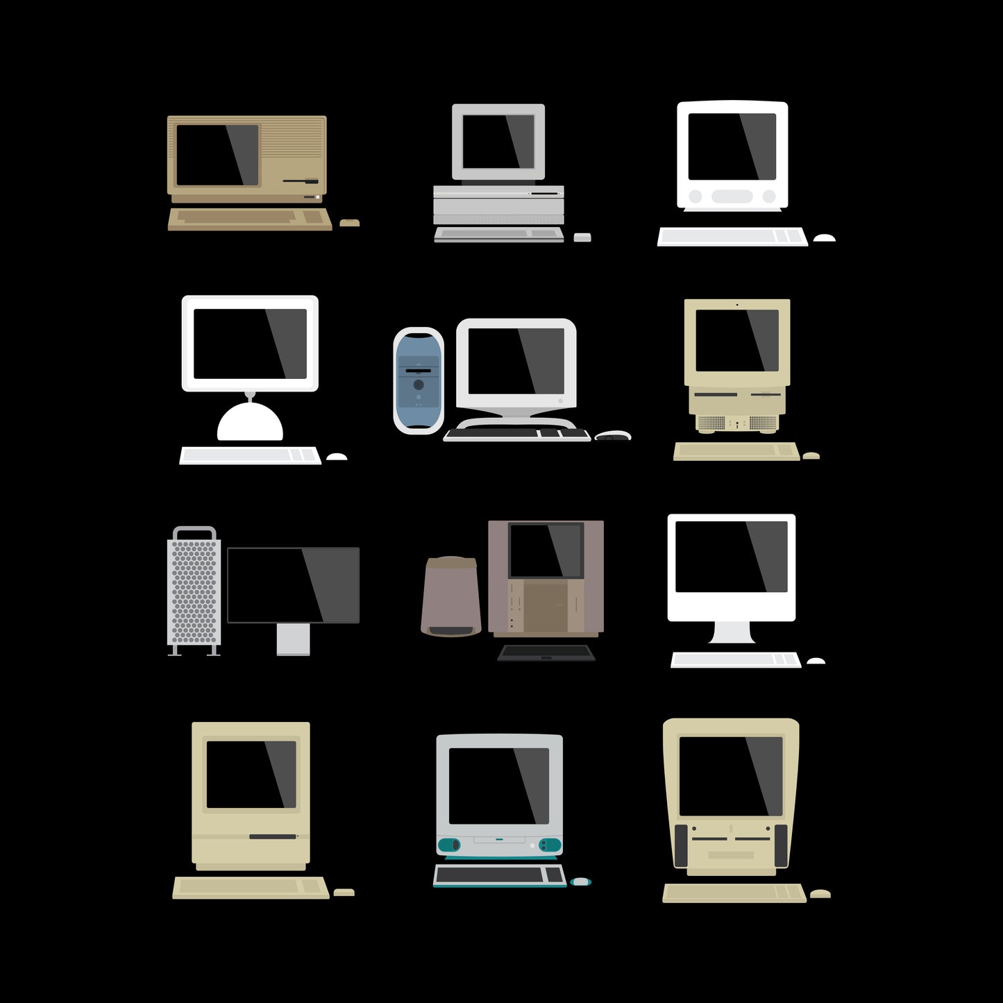 Macintosh 3 x 4 Flat