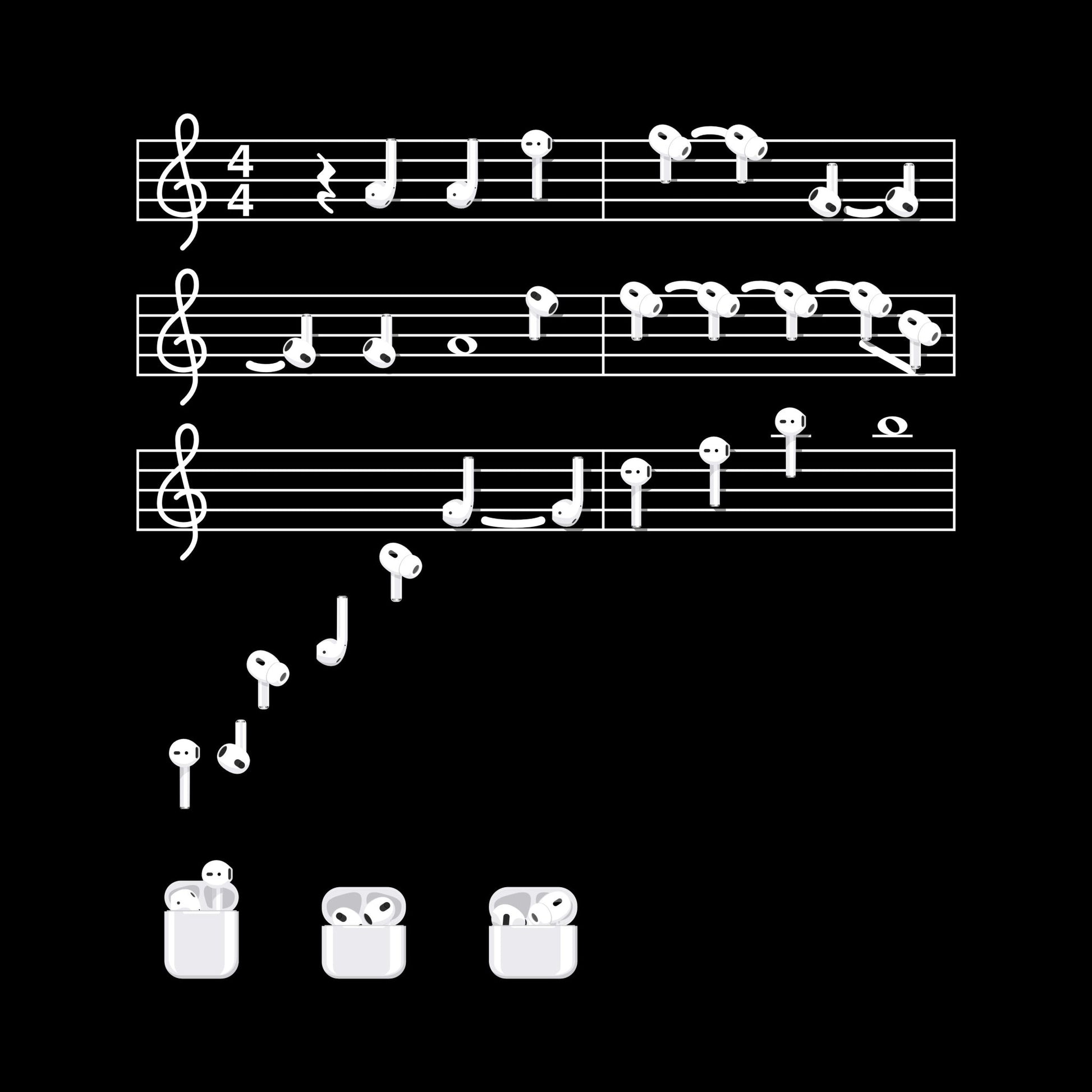 AirChords Long Sleeve - I Bleed in Six Colors®