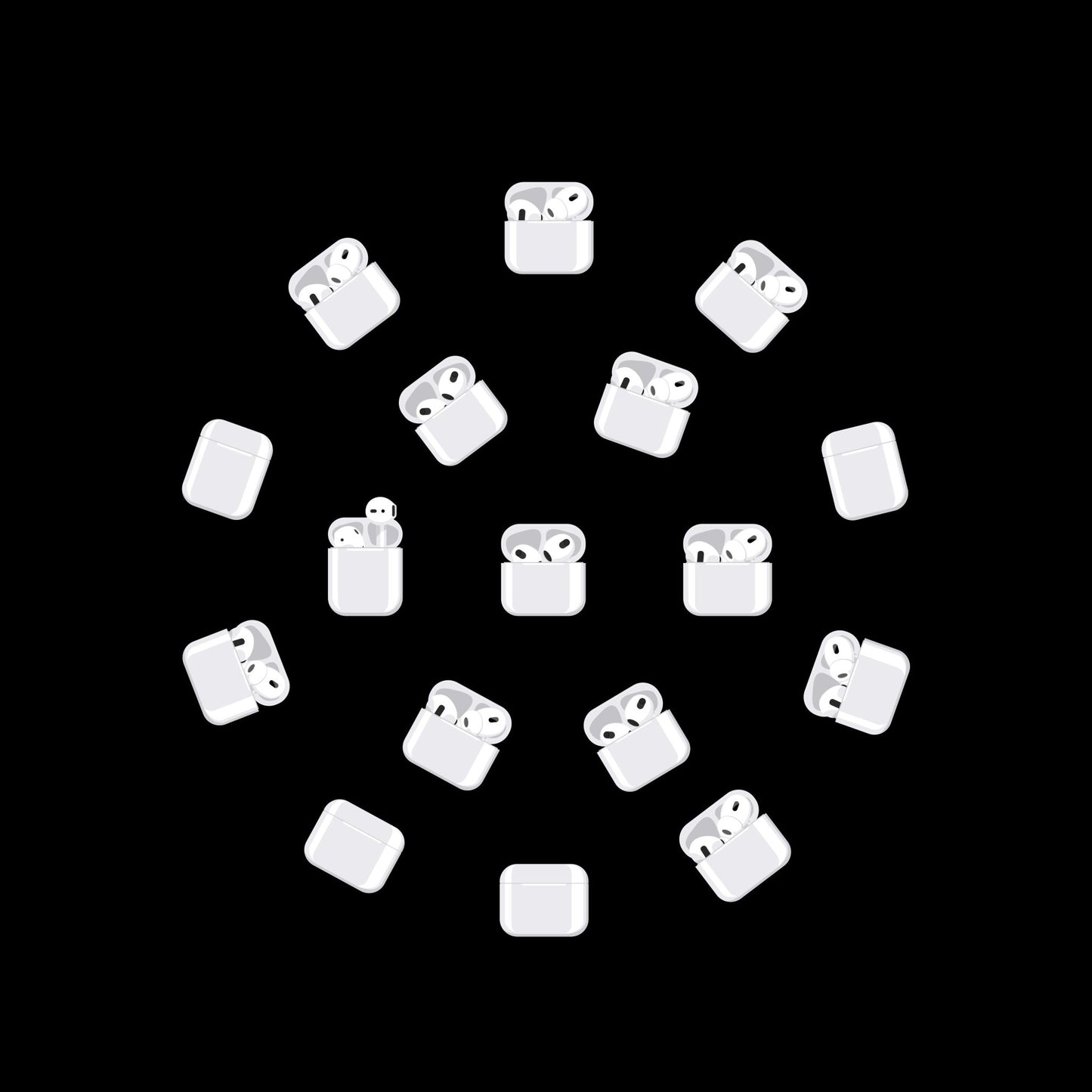 AirPods Around the World Long Sleeve - I Bleed in Six Colors®
