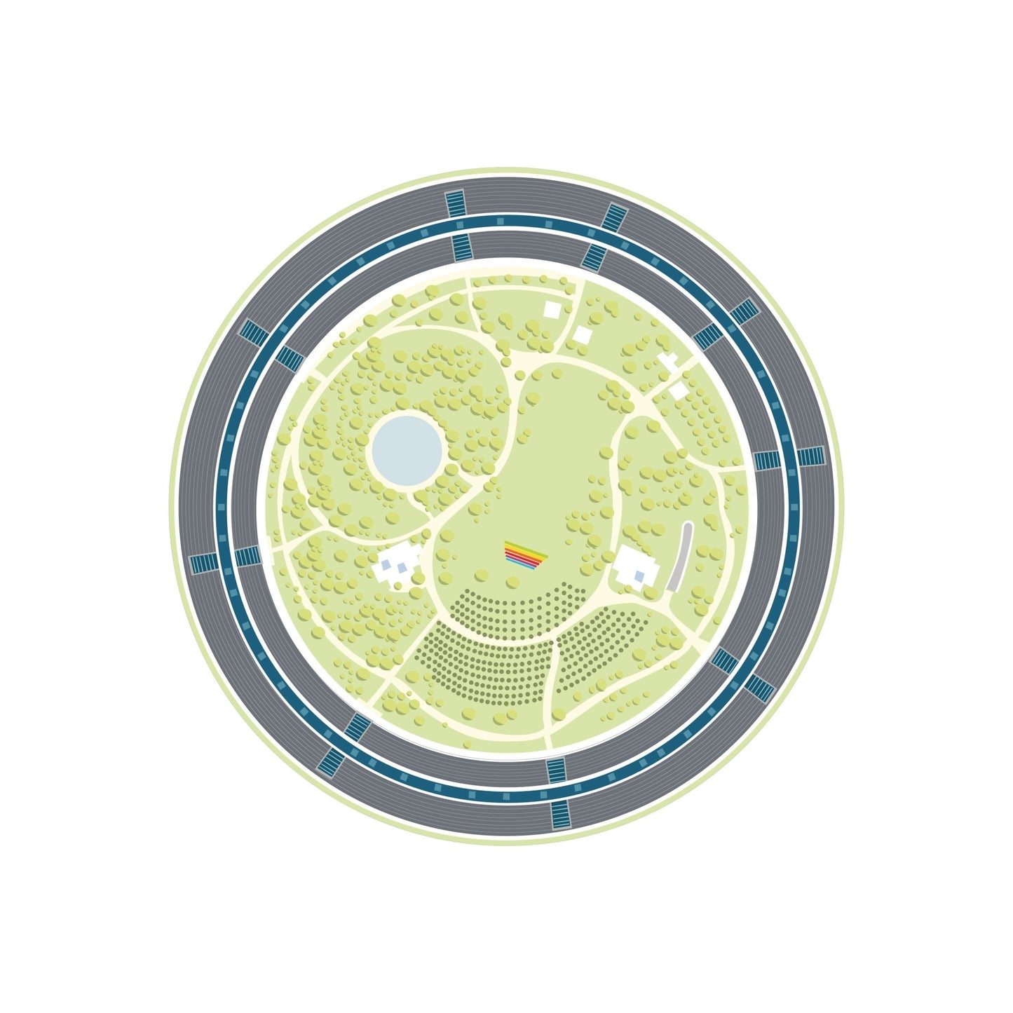 Apple Park Overhead View - I Bleed in Six Colors®