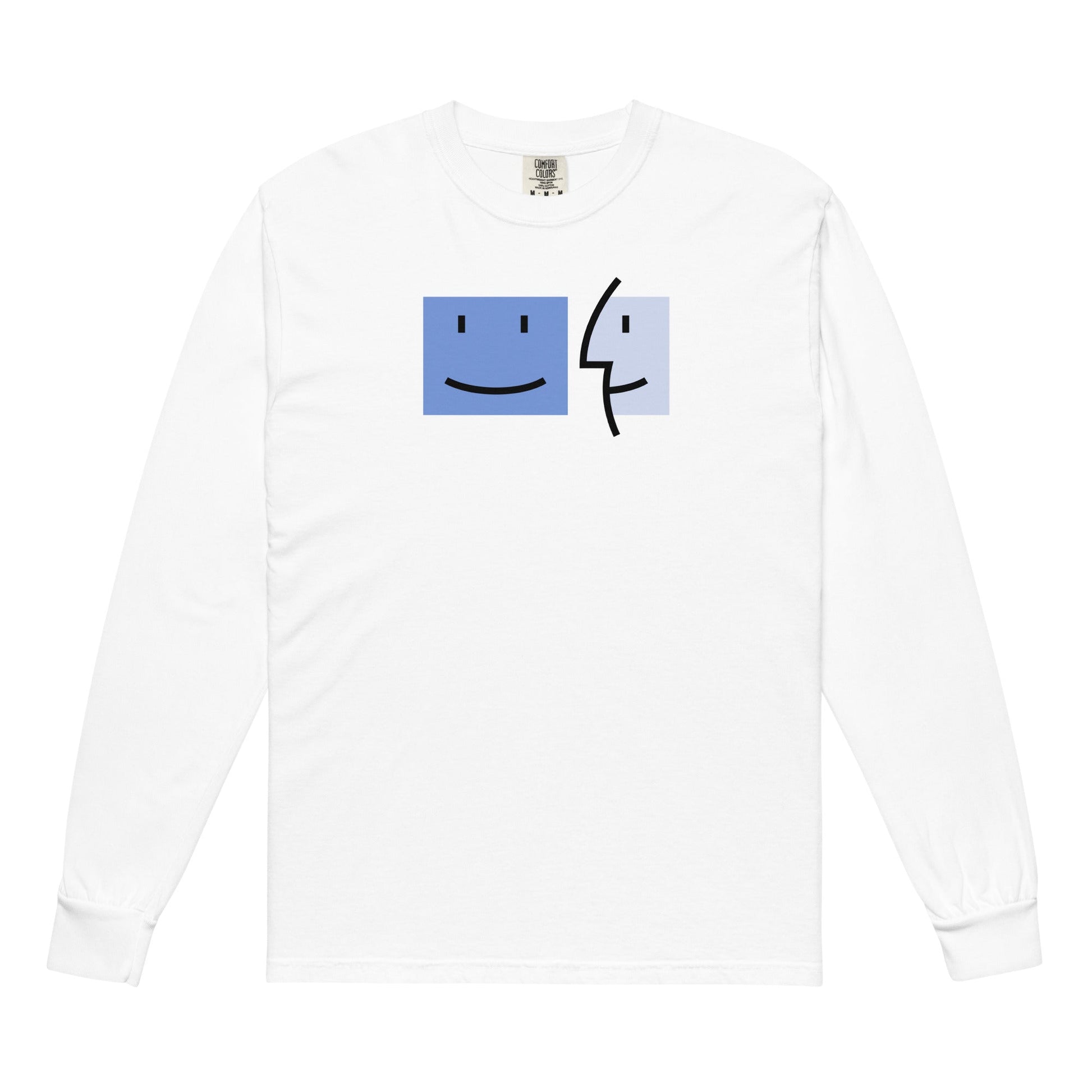 Deconstructed: Macintosh Finder Icon Long Sleeve - I Bleed in Six Colors®
