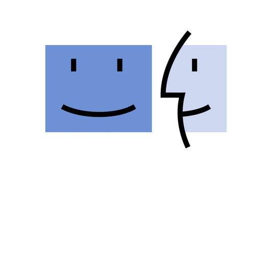 Deconstructed: Macintosh Finder Icon Long Sleeve - I Bleed in Six Colors®