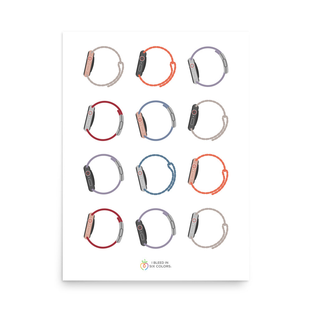 Apple Watch 3 x 4 Poster