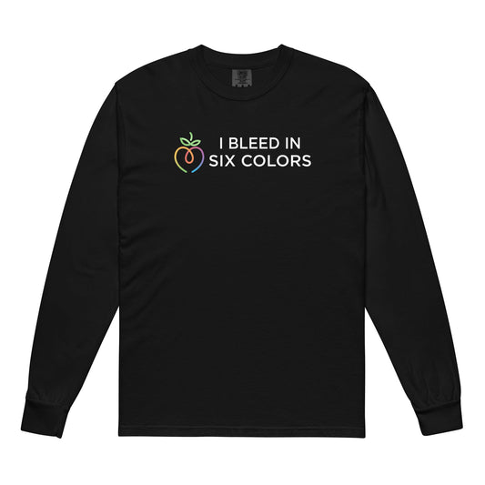 I Bleed in Six Colors Logo Long Sleeve - I Bleed in Six Colors®