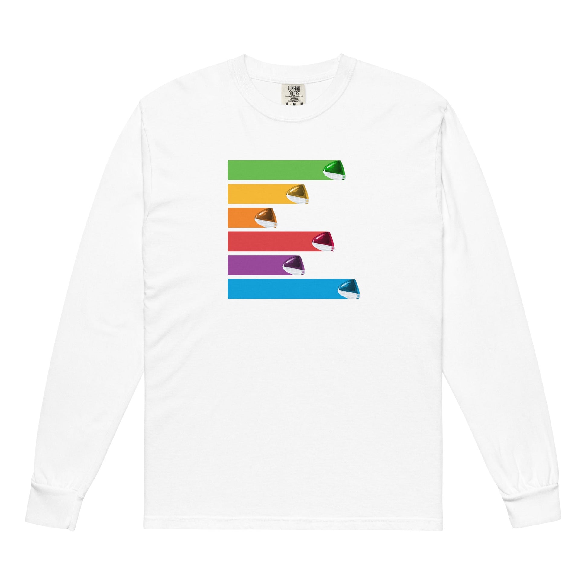 iMac 'Flavors' Streaking Long Sleeve - I Bleed in Six Colors®