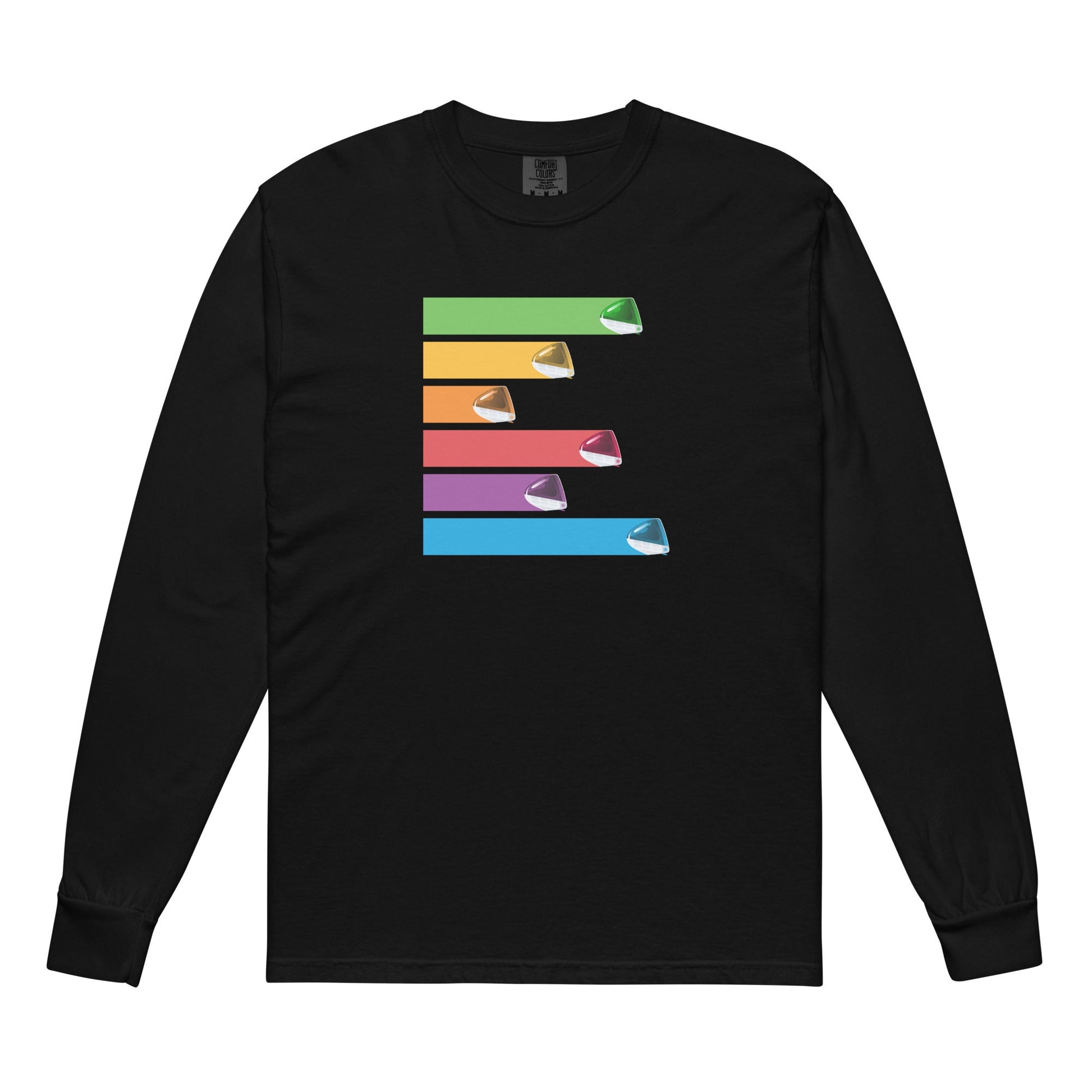 iMac 'Flavors' Streaking Long Sleeve - I Bleed in Six Colors®