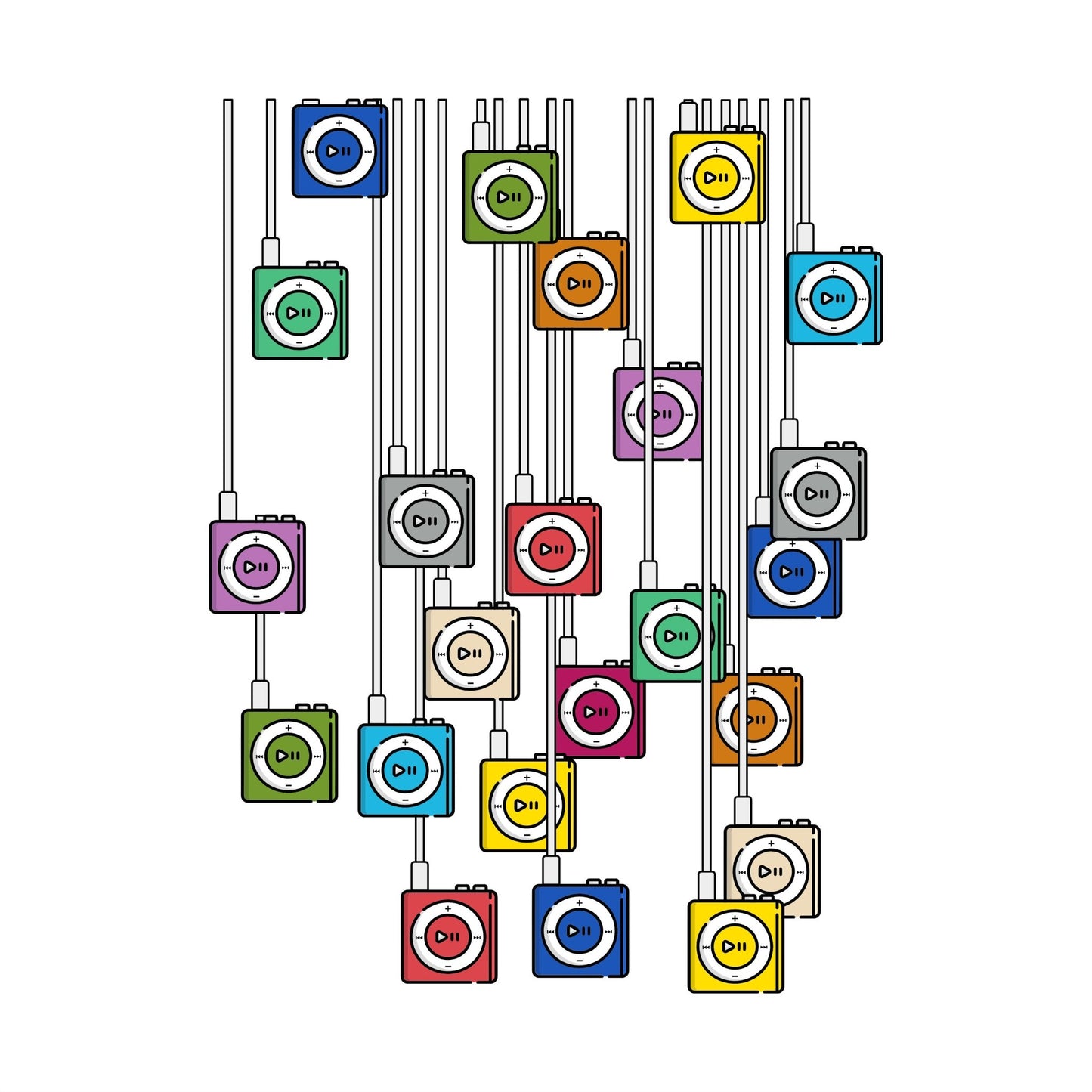 iPod Shuffle Symphony - I Bleed in Six Colors®