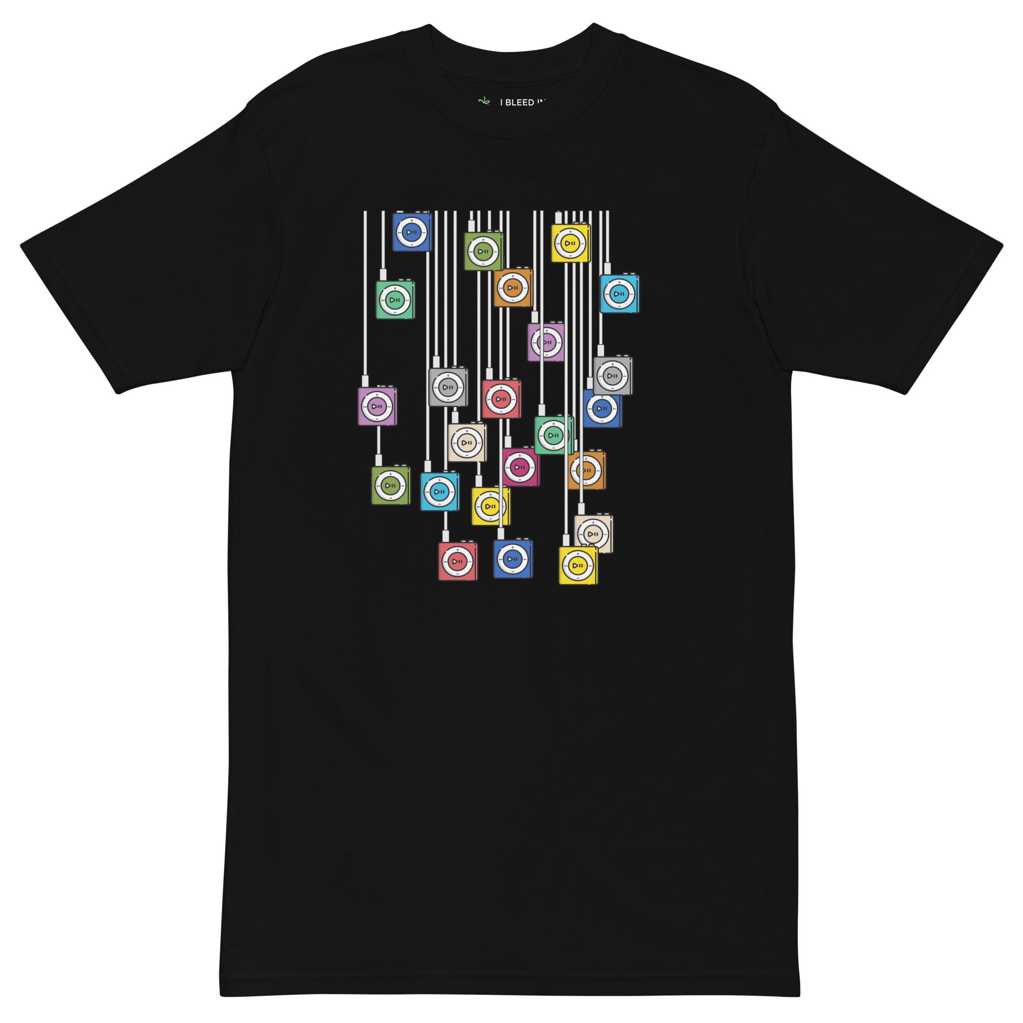 服/ファッション i pot shuffle iPod Shuffle Symphony Apple T-Shirt | IBSIX – I Bleed in Six Colors®