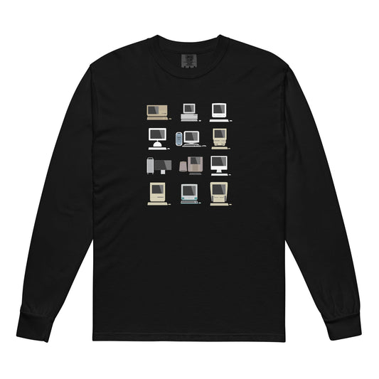 Macintosh 3 x 4 Flat Long Sleeve - I Bleed in Six Colors®