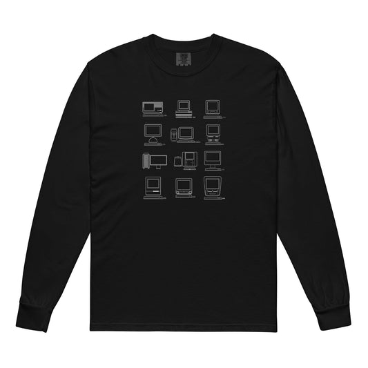 Macintosh 3 x 4 Lines Long Sleeve - I Bleed in Six Colors®