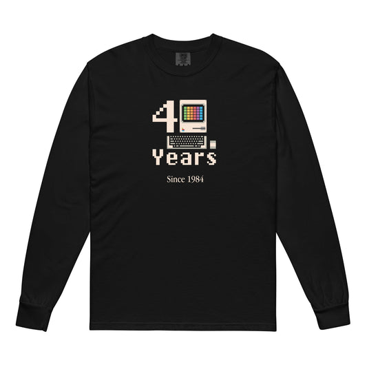 Macintosh 40 Years Long Sleeve - I Bleed in Six Colors®