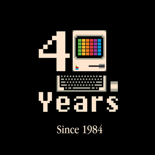 Macintosh 40 Years Long Sleeve - I Bleed in Six Colors®
