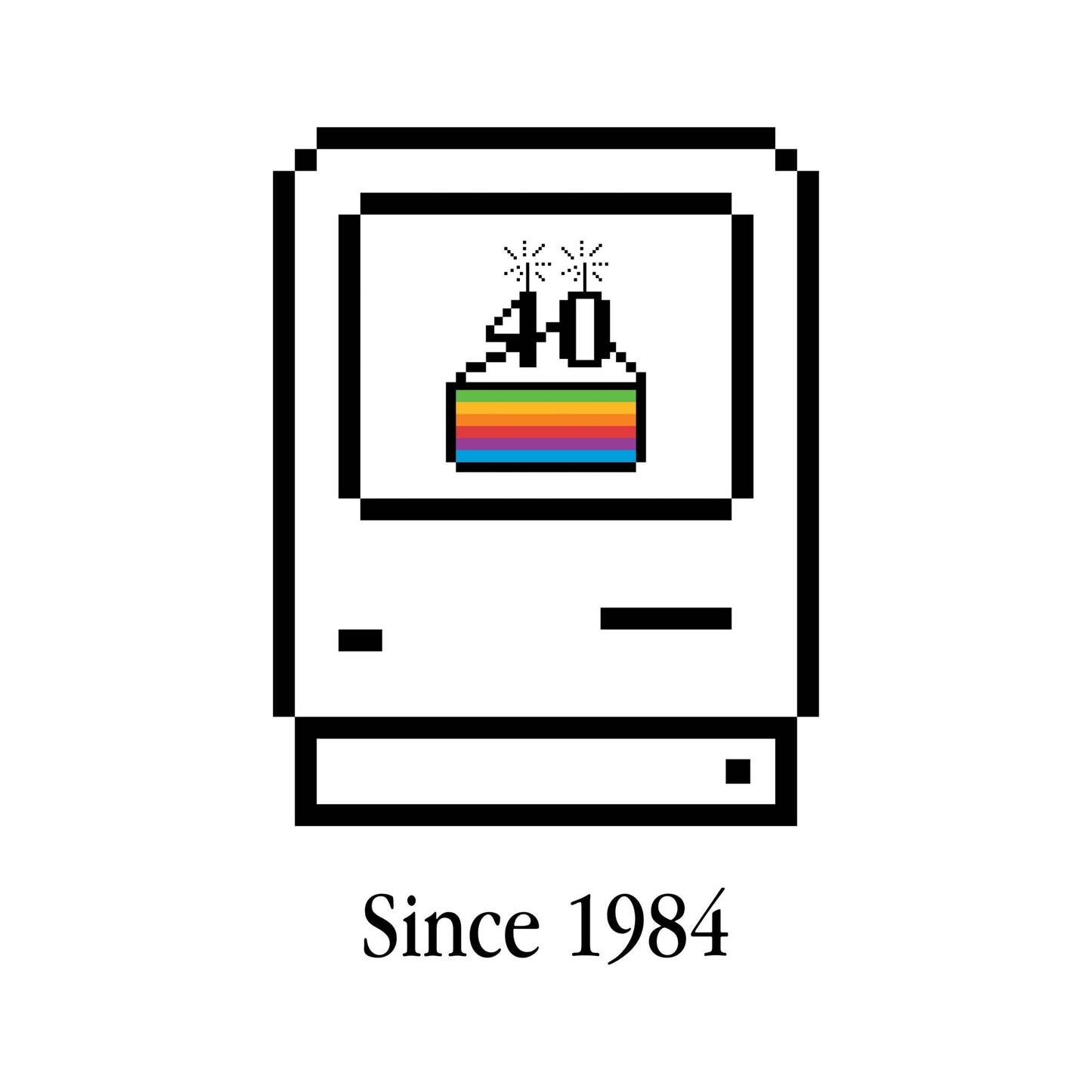 Macintosh Birthday Cake - I Bleed in Six Colors®