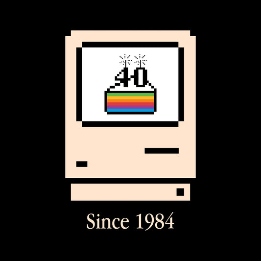 Macintosh Birthday Cake Long Sleeve - I Bleed in Six Colors®