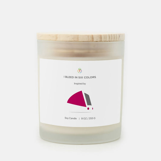 Strawberry iMac Inspired Candle - I Bleed in Six Colors®