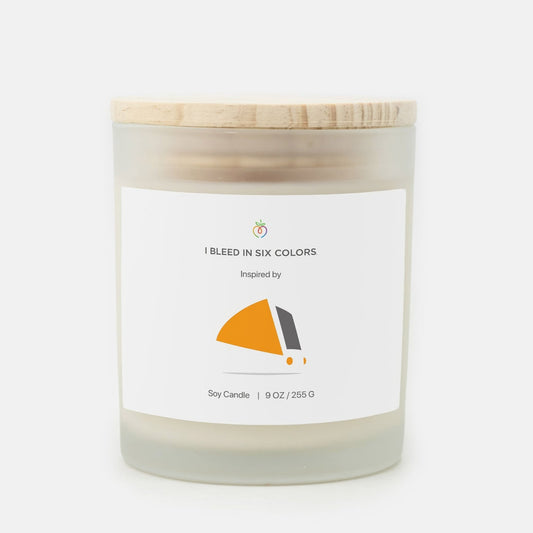 Tangerine iMac Inspired Candle - I Bleed in Six Colors®