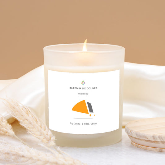 Tangerine iMac Inspired Candle - I Bleed in Six Colors®