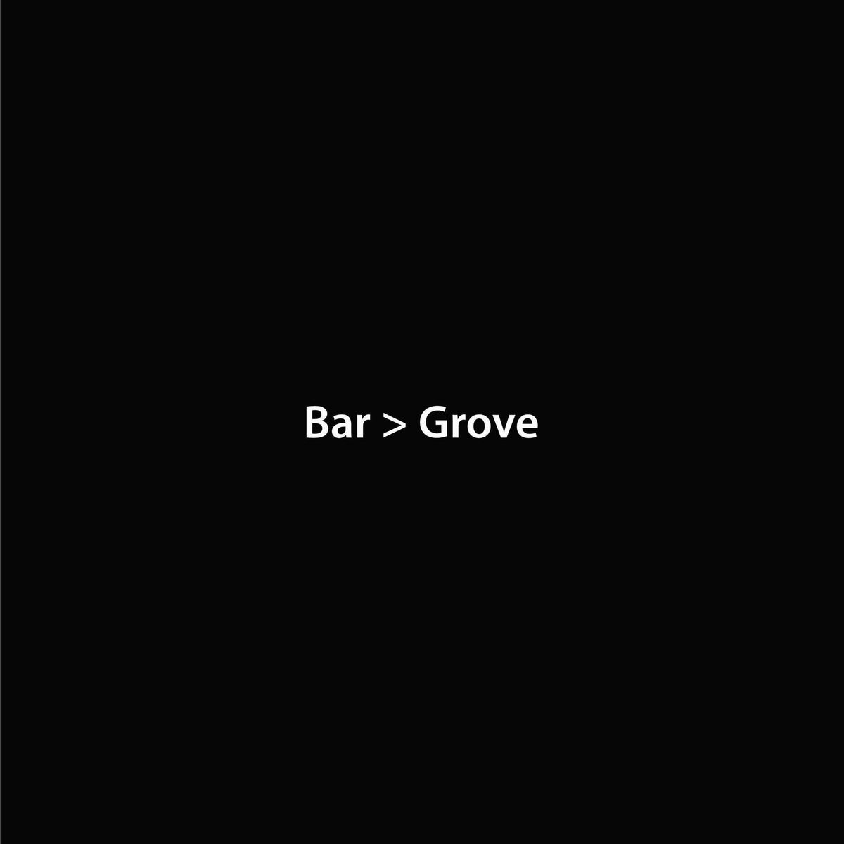 Bar > Grove artwork—Black