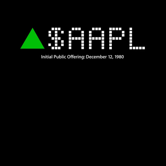 AAPL Stock Ticker Long Sleeve - I Bleed in Six Colors®