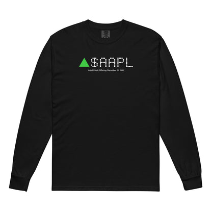 AAPL Stock Ticker Long Sleeve - I Bleed in Six Colors®