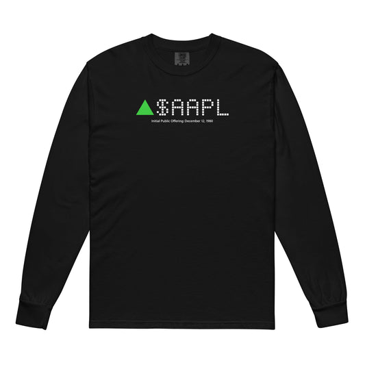 AAPL Stock Ticker Long Sleeve - I Bleed in Six Colors®