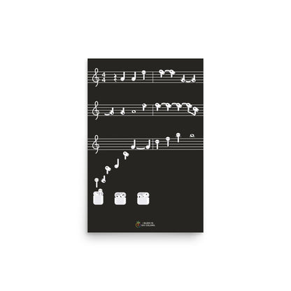 AirChords Poster - I Bleed in Six Colors®