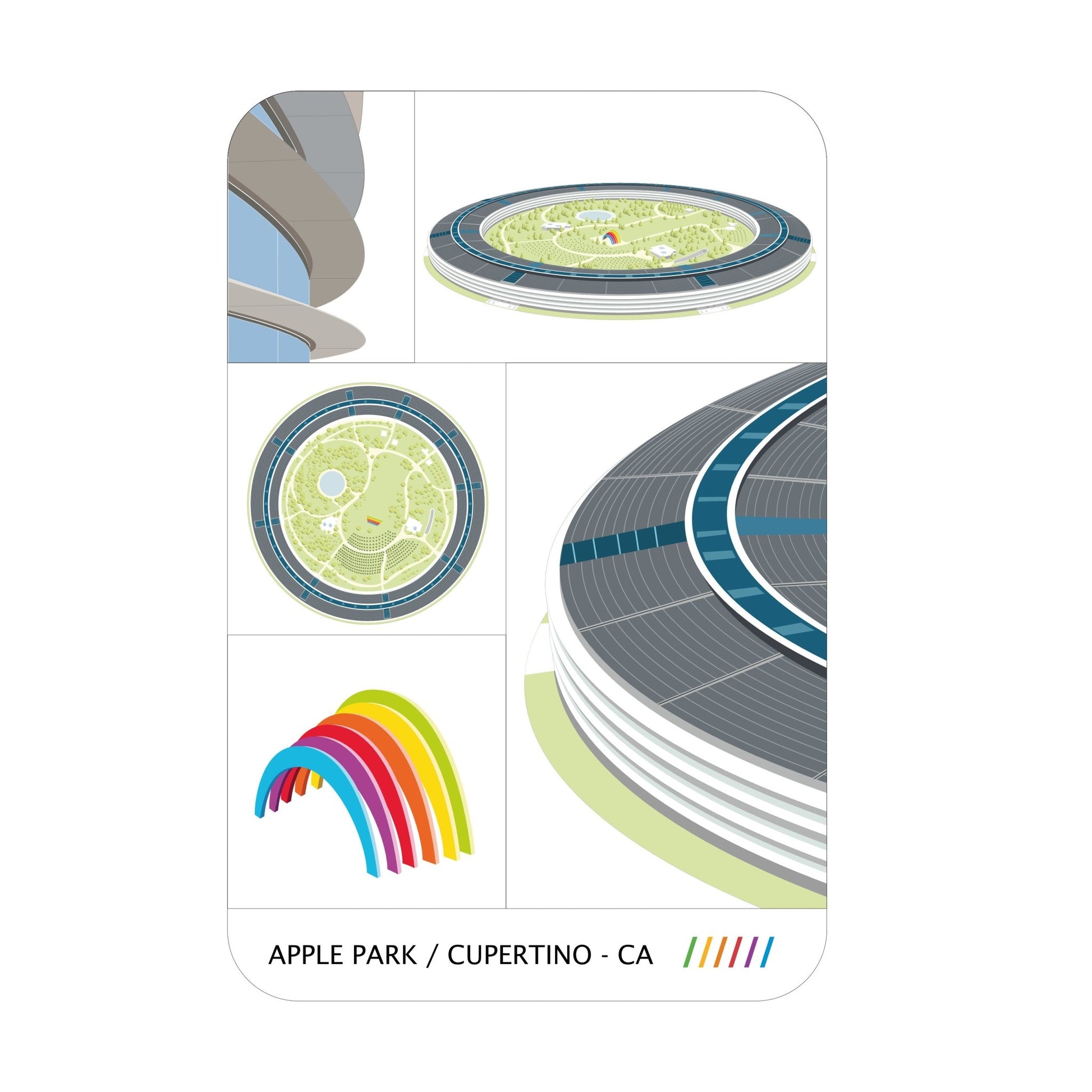 Apple Park Elements - I Bleed in Six Colors®