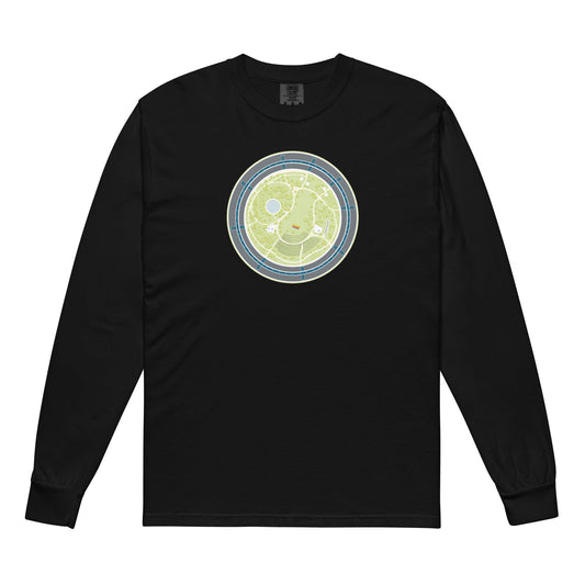 Apple Park Overhead View Long Sleeve - I Bleed in Six Colors®