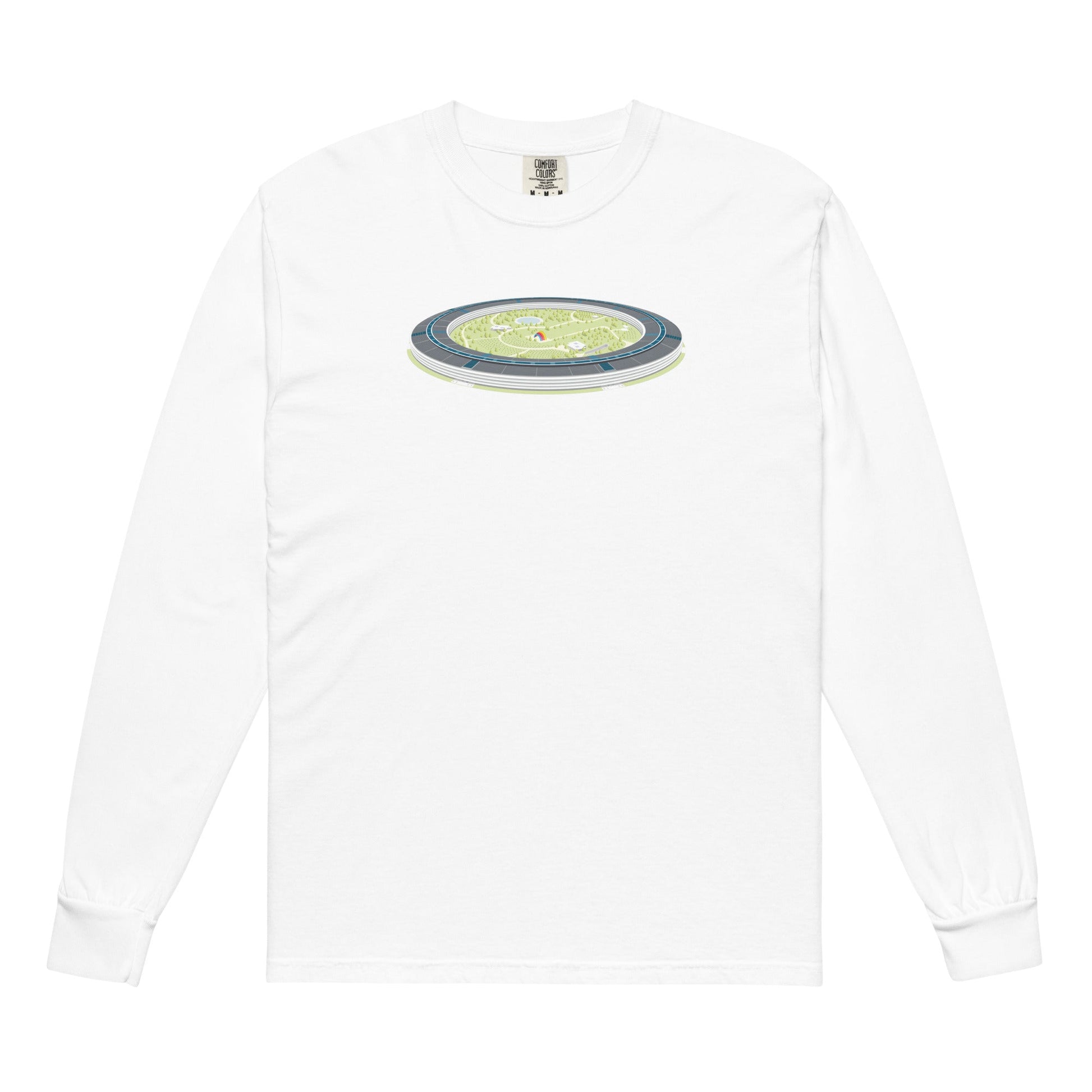 Apple Park Side Eye Long Sleeve - I Bleed in Six Colors®