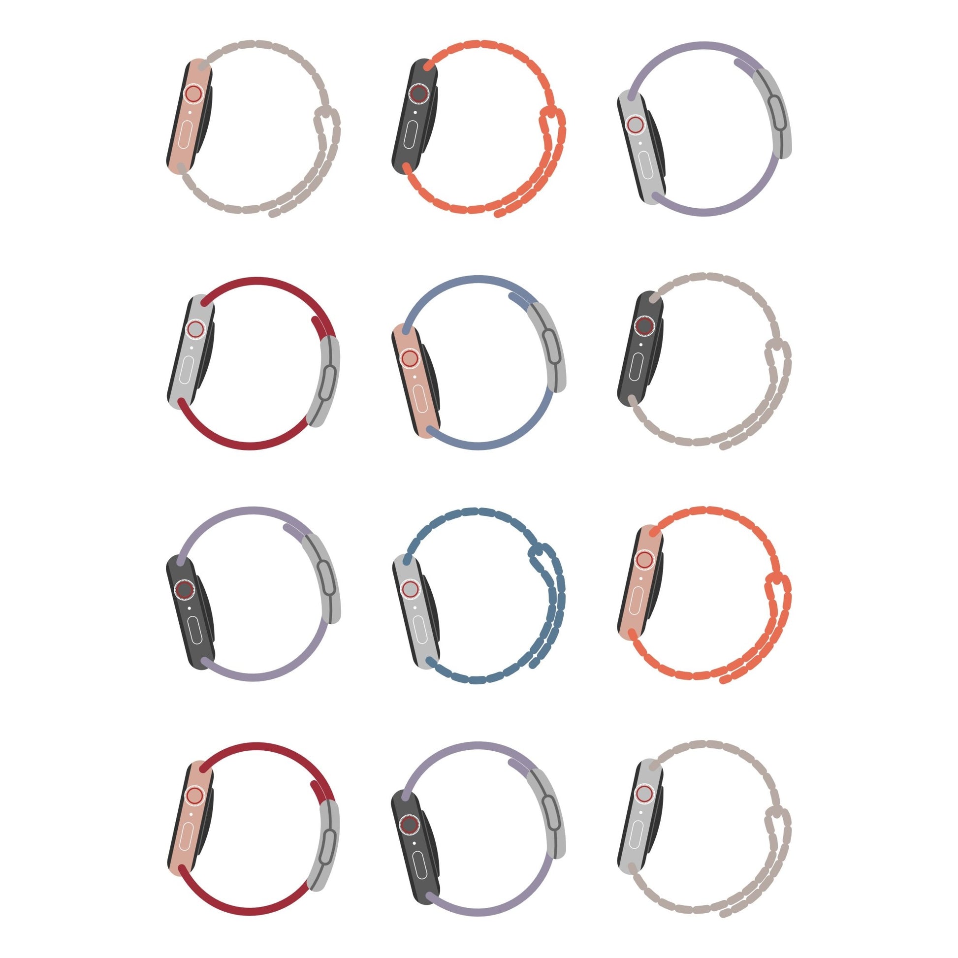 Apple Watch 3 x 4 - I Bleed in Six Colors®