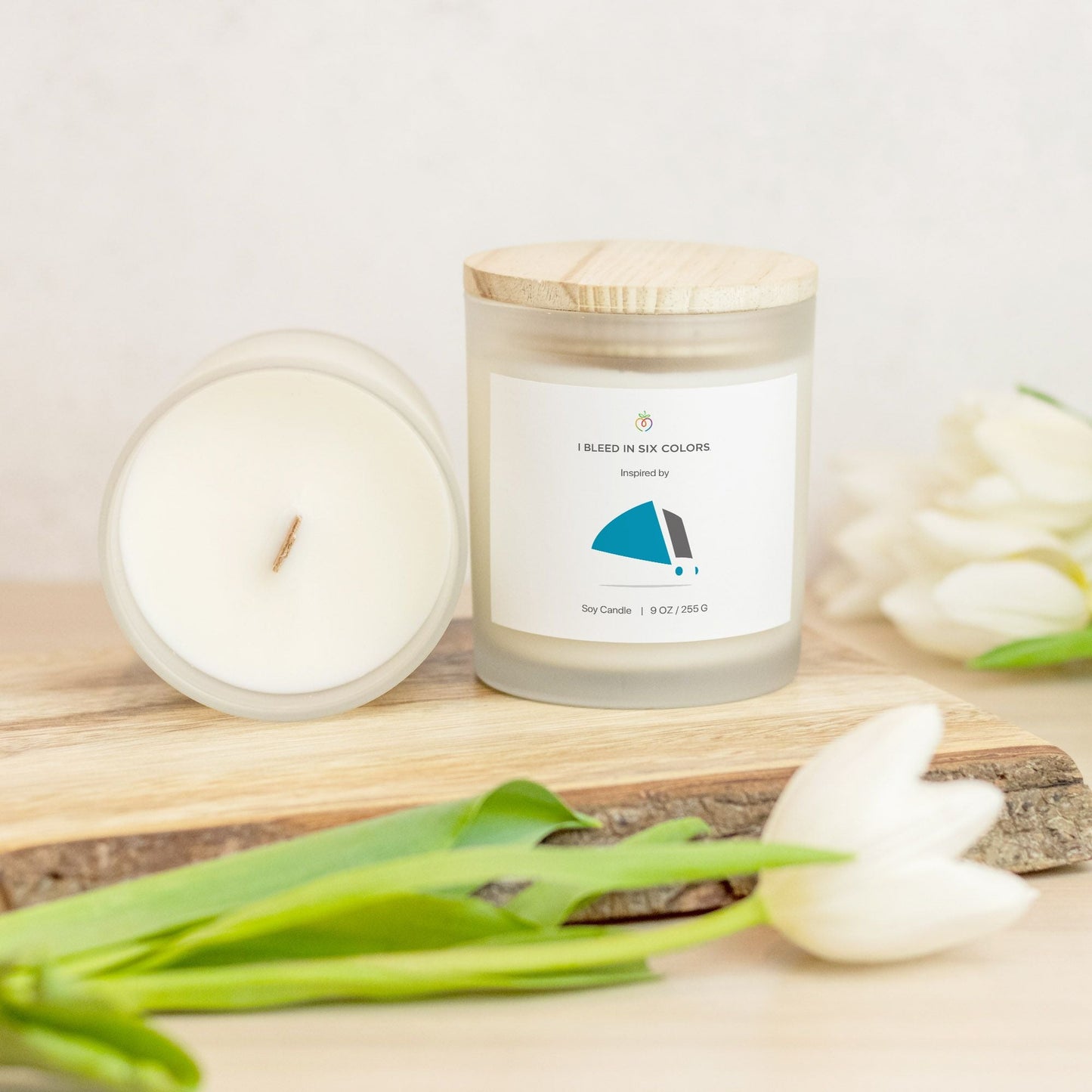 Blueberry iMac Inspired Candle - I Bleed in Six Colors®