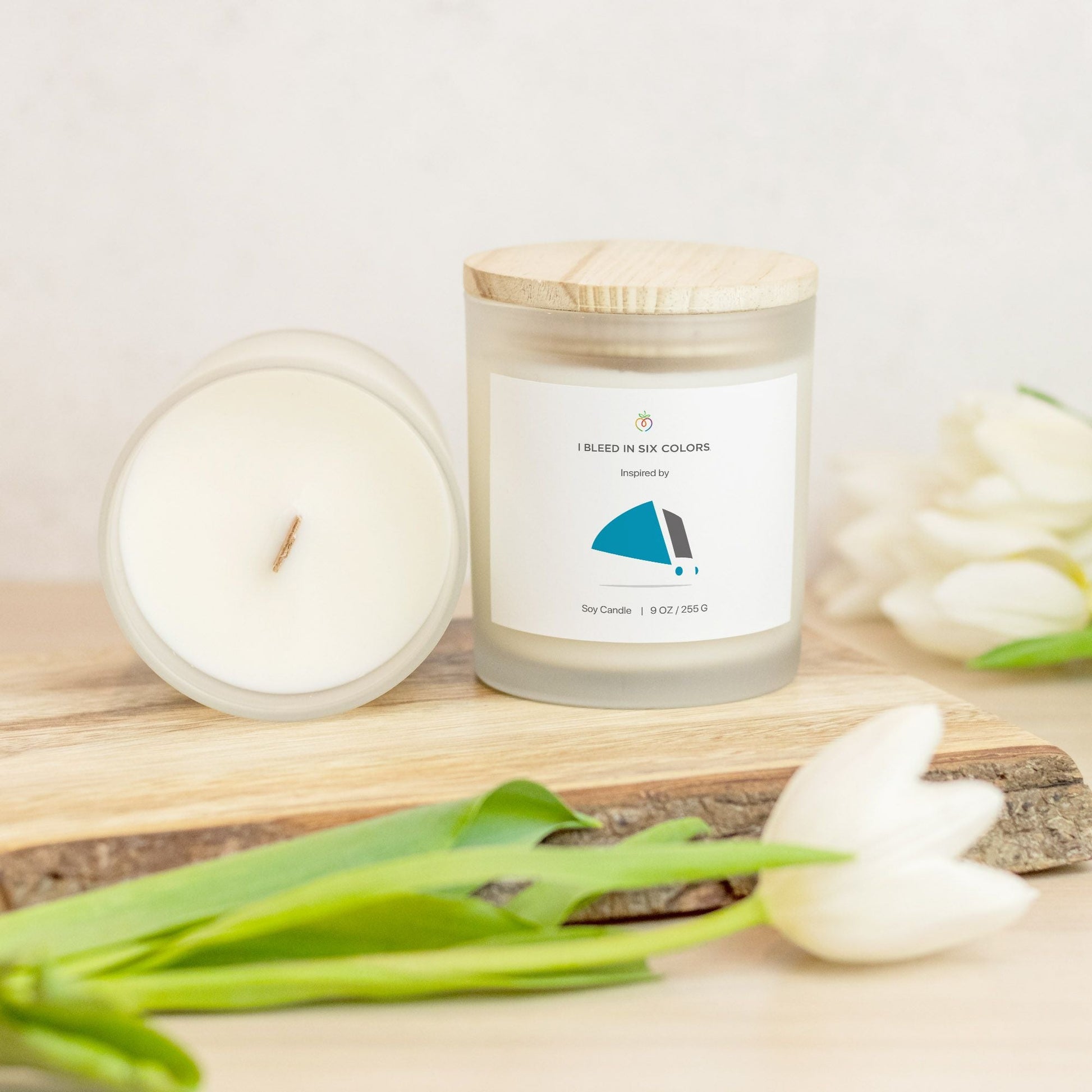 Blueberry iMac Inspired Candle - I Bleed in Six Colors®