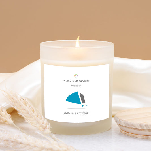 Blueberry iMac Inspired Candle - I Bleed in Six Colors®