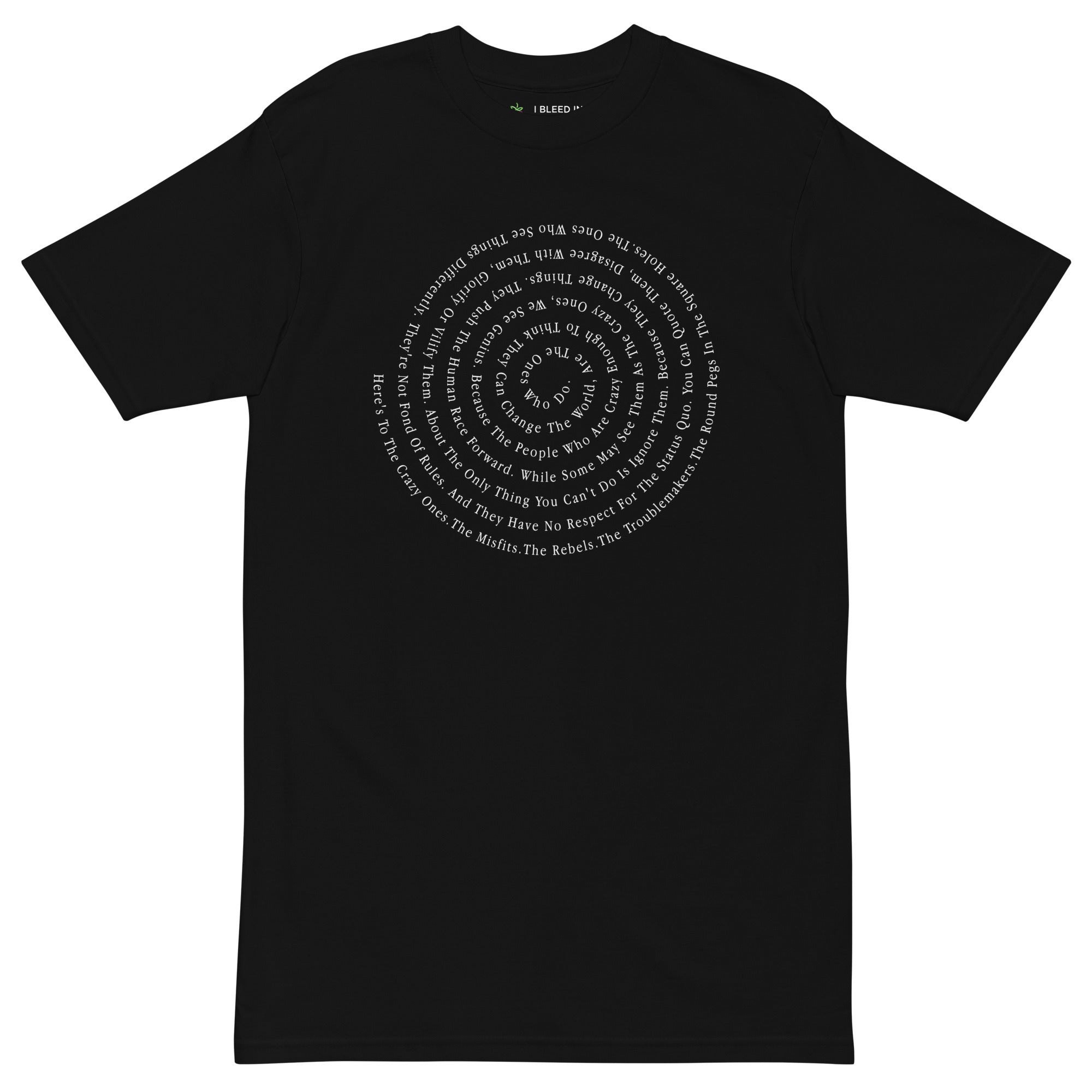Here's to the Crazy Ones Graphic Tee Think Different – I Bleed in