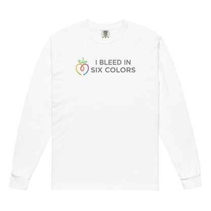 I Bleed in Six Colors Logo Long Sleeve - I Bleed in Six Colors®