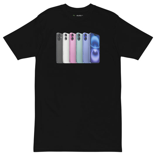 iPhone 16 Plus Colors - I Bleed in Six Colors®