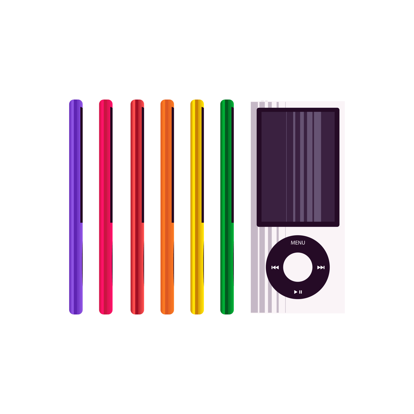 iPod Nano Colors - I Bleed in Six Colors®