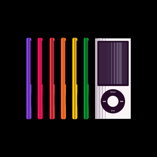 iPod Nano Colors Long Sleeve - I Bleed in Six Colors®