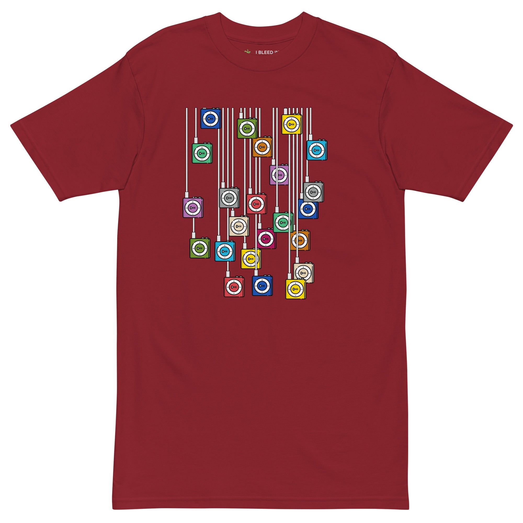 iPod Shuffle Symphony Apple T-Shirt | IBSIX – I Bleed in Six Colors®