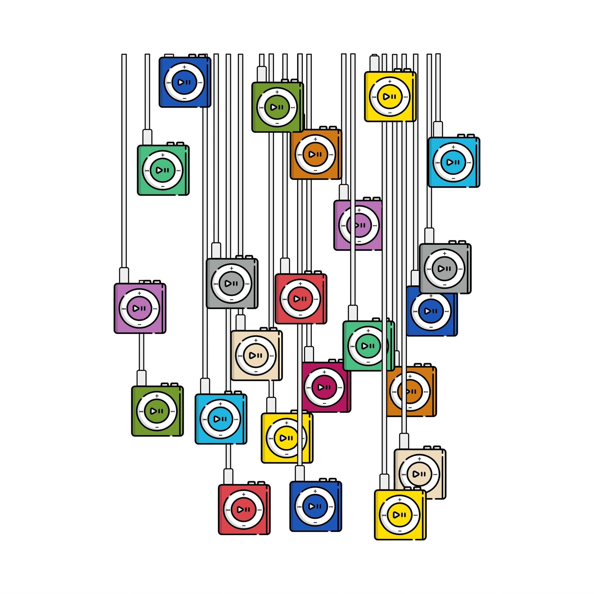 iPod Shuffle Symphony - I Bleed in Six Colors®