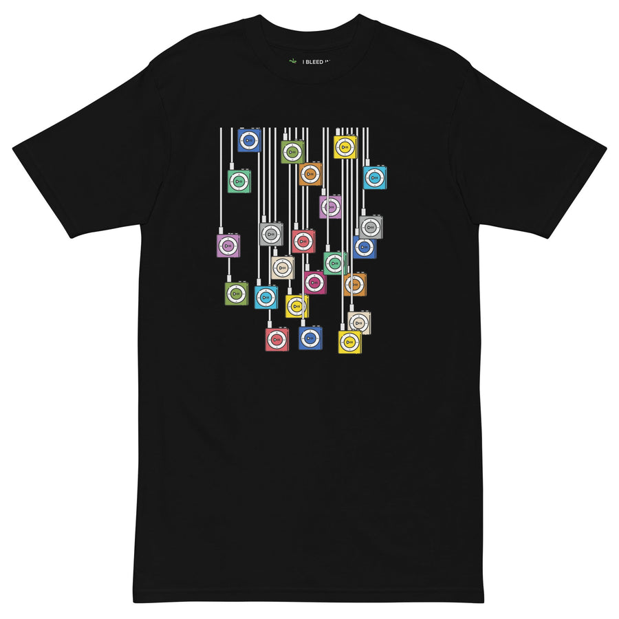 iPod Shuffle Symphony graphic tee, Black