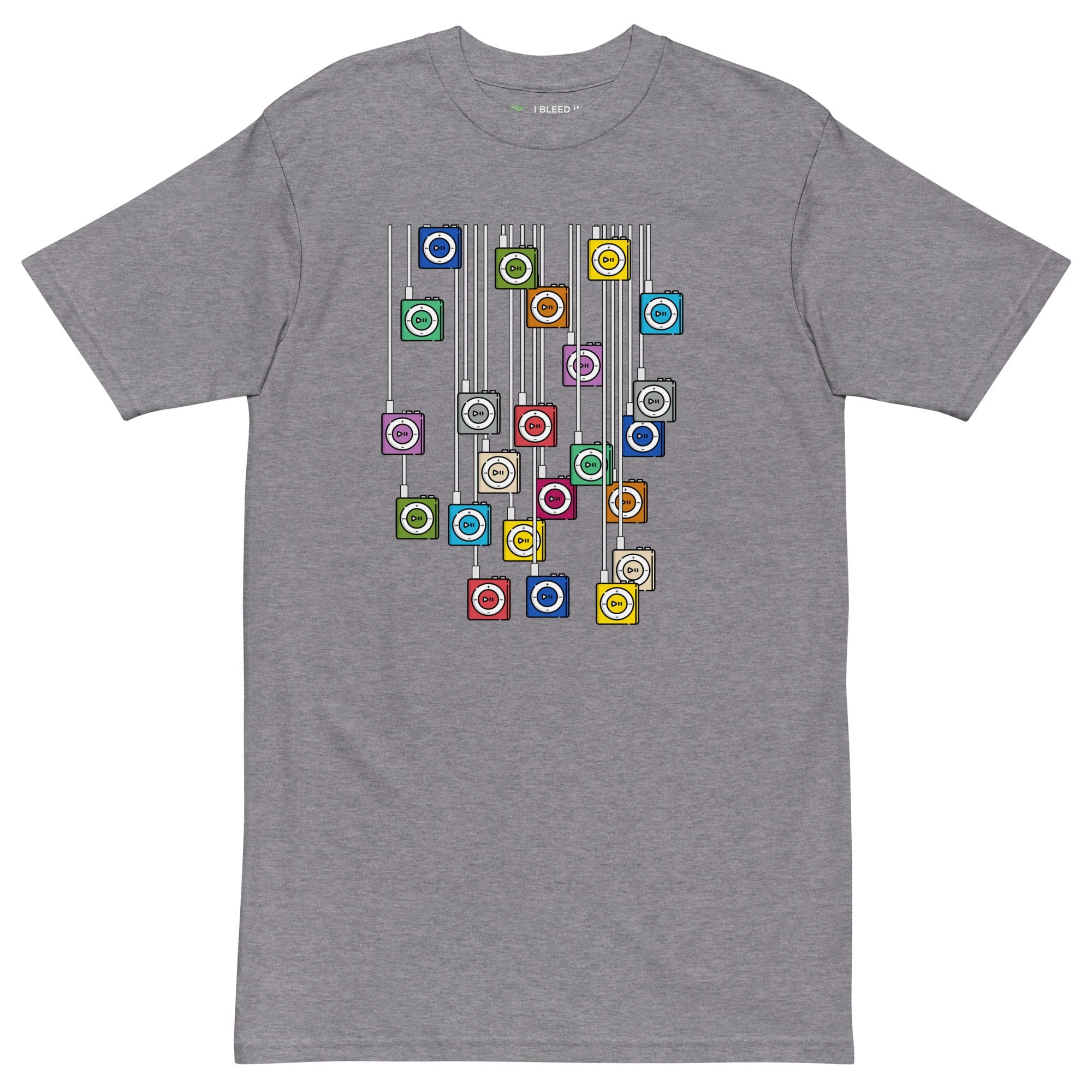 服/ファッション i pot shuffle iPod Shuffle Symphony Apple T-Shirt | IBSIX – I Bleed in Six Colors®