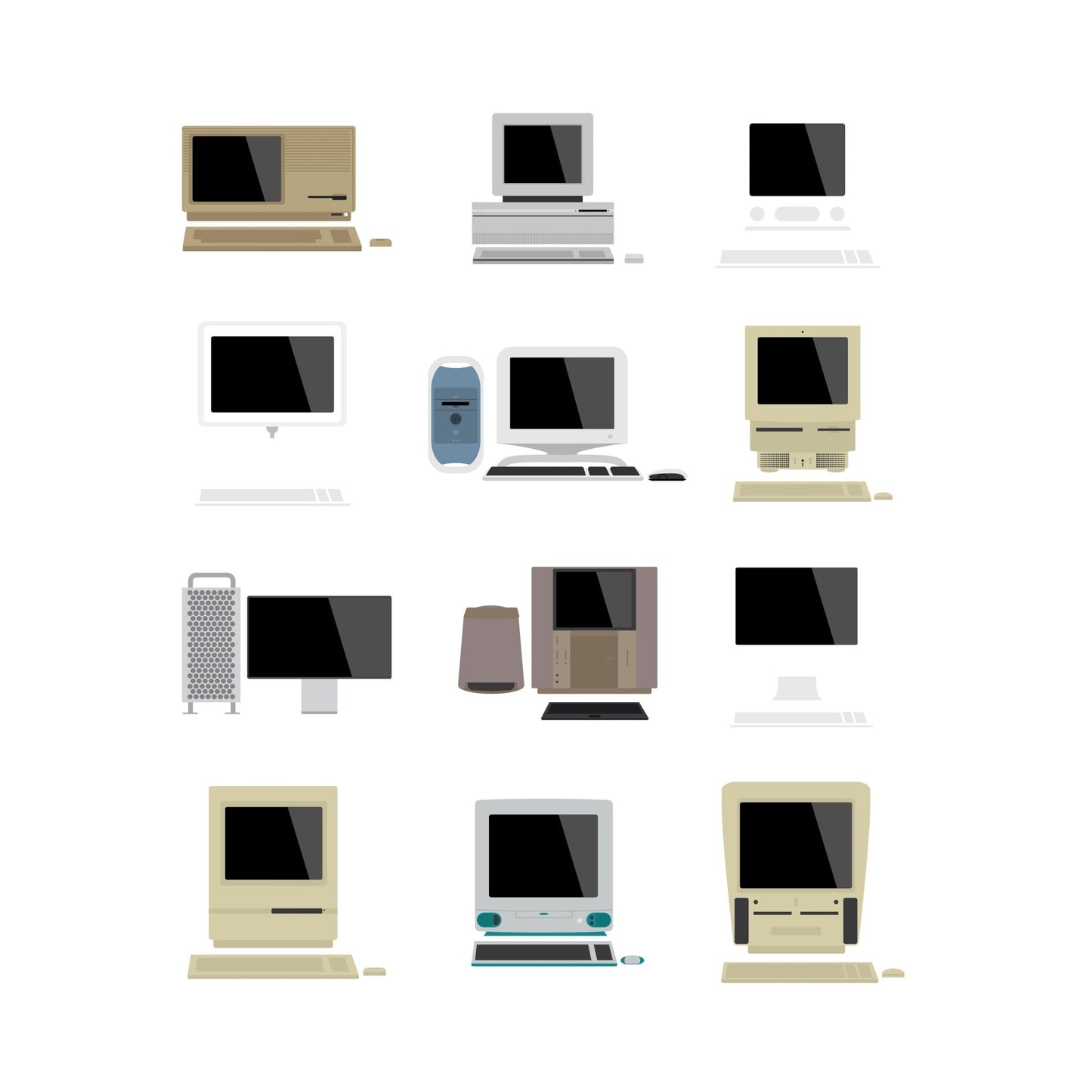 Macintosh 3 x 4 Flat - I Bleed in Six Colors®