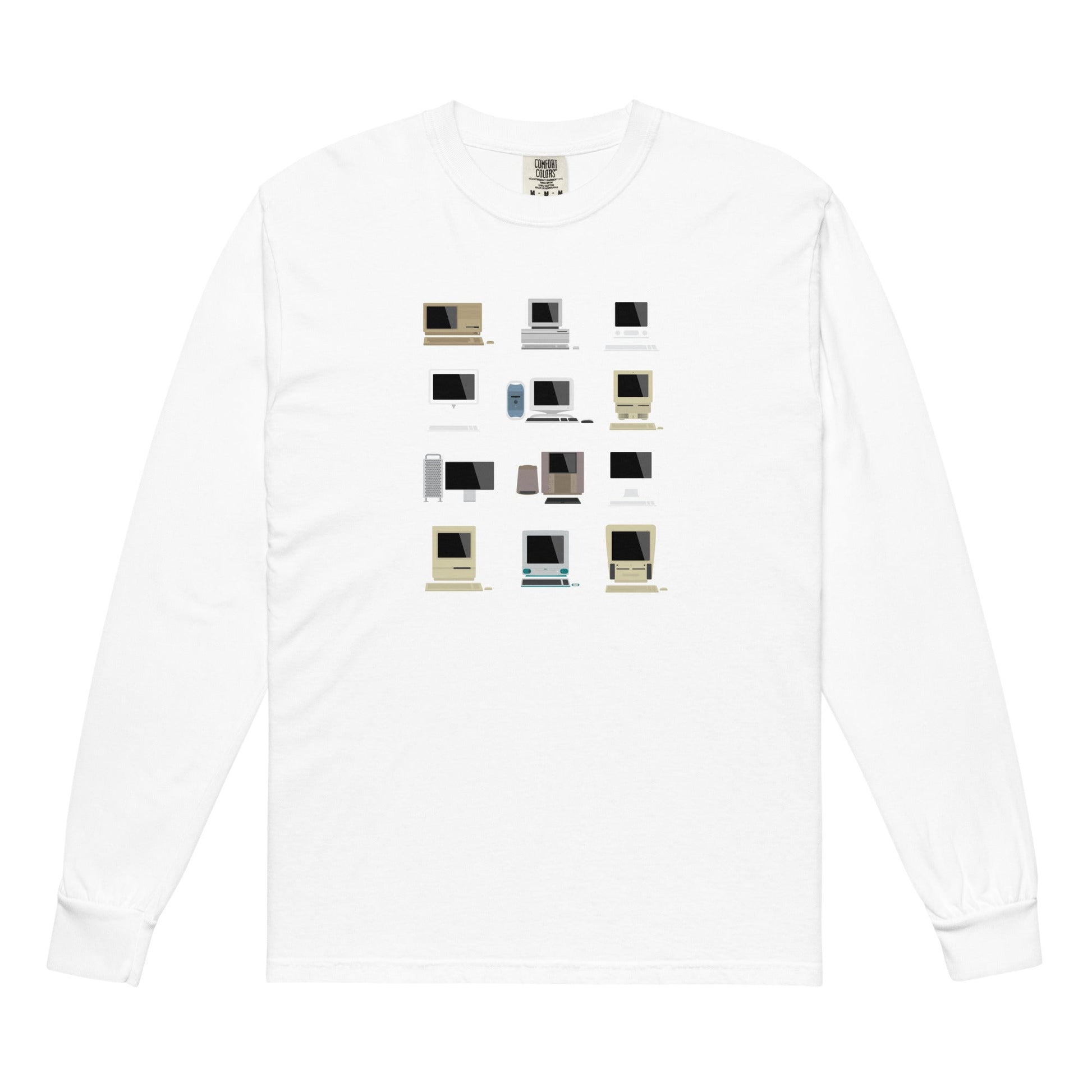 Macintosh 3 x 4 Flat Long Sleeve - I Bleed in Six Colors®