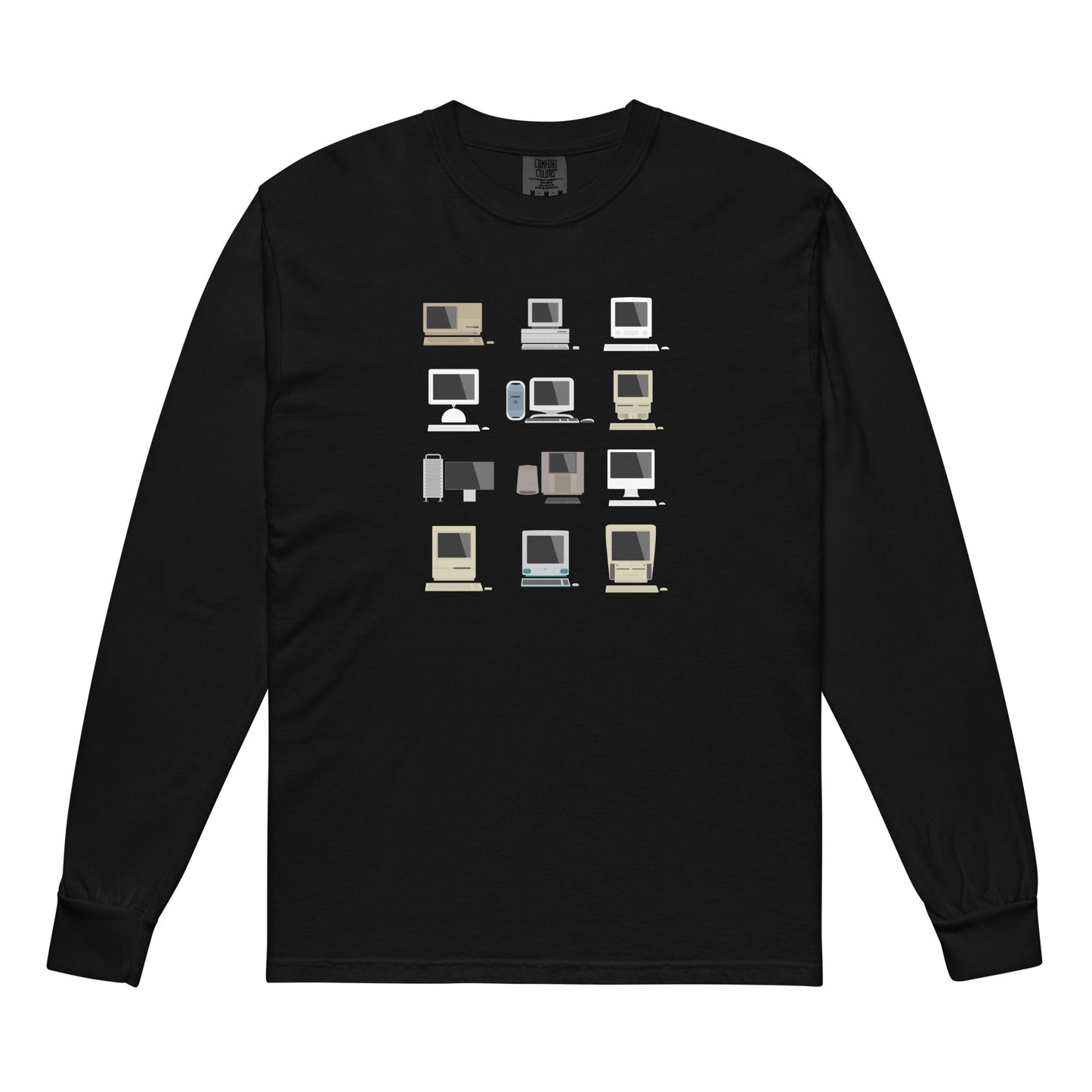 Macintosh 3 x 4 Flat Long Sleeve - I Bleed in Six Colors®