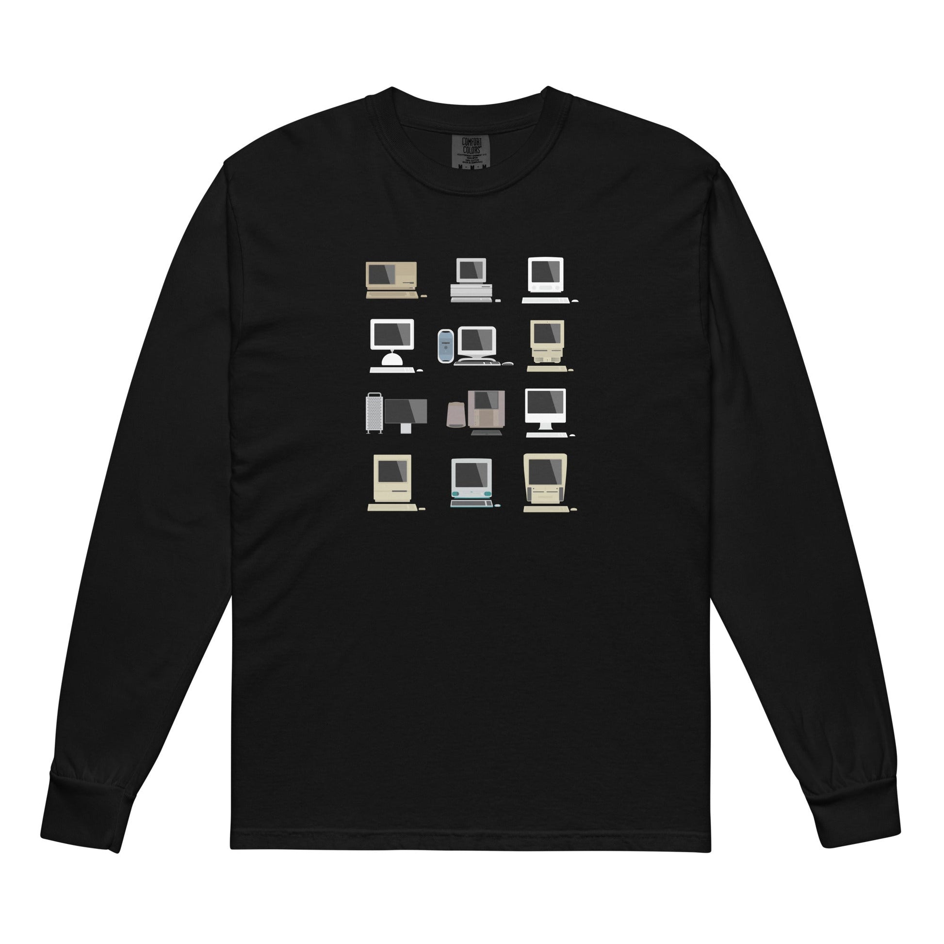 Macintosh 3 x 4 Flat Long Sleeve - I Bleed in Six Colors®