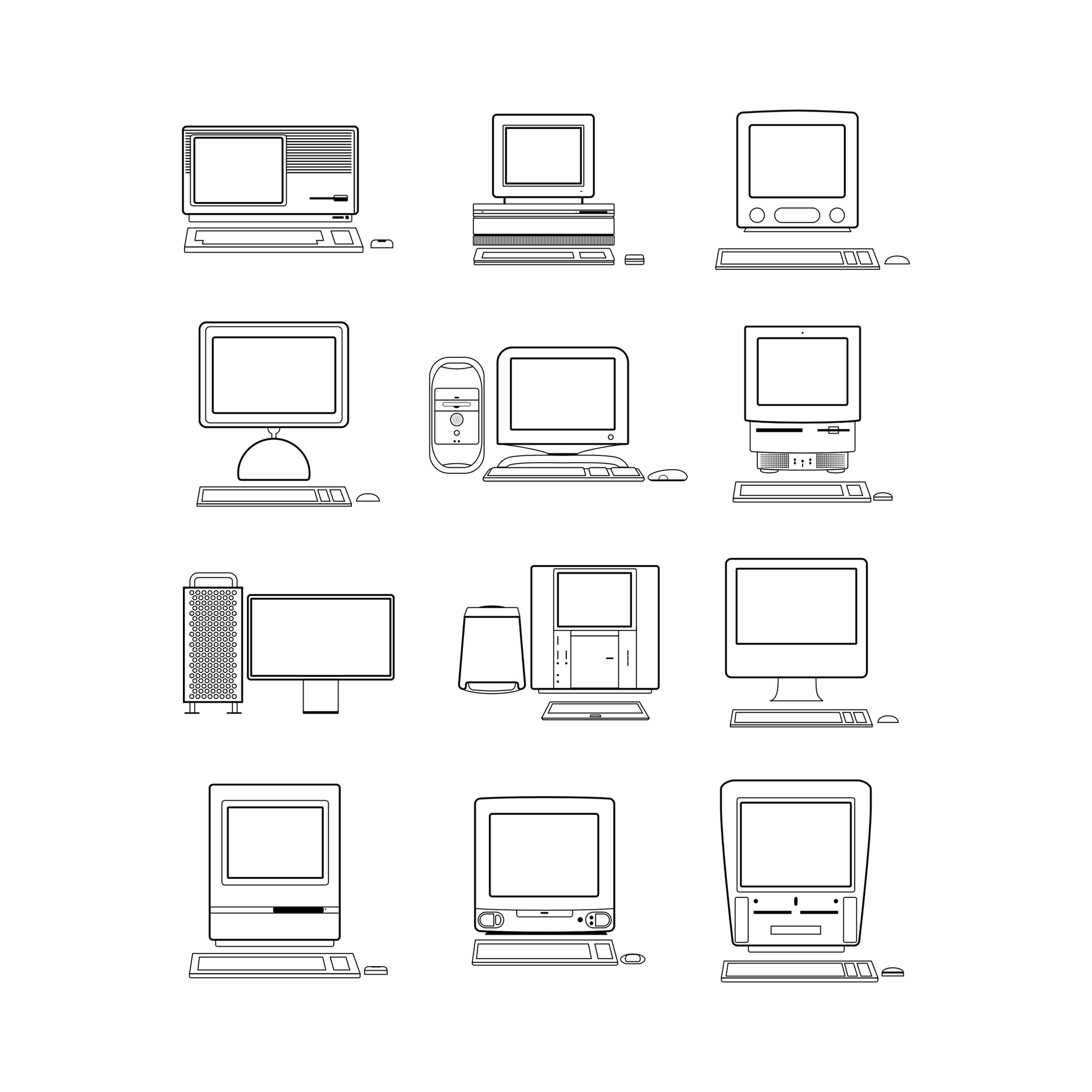 Macintosh 3 x 4 Lines - I Bleed in Six Colors®