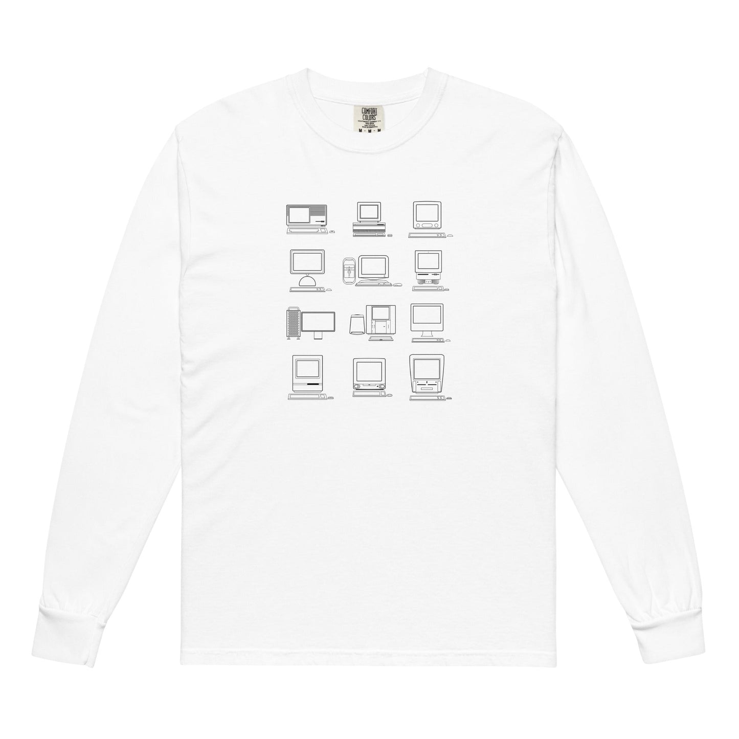 Macintosh 3 x 4 Lines Long Sleeve - I Bleed in Six Colors®