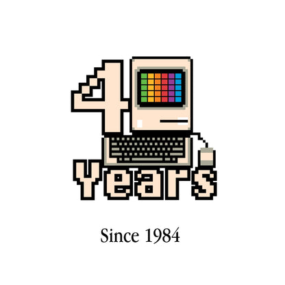 Macintosh 40 Years - I Bleed in Six Colors®